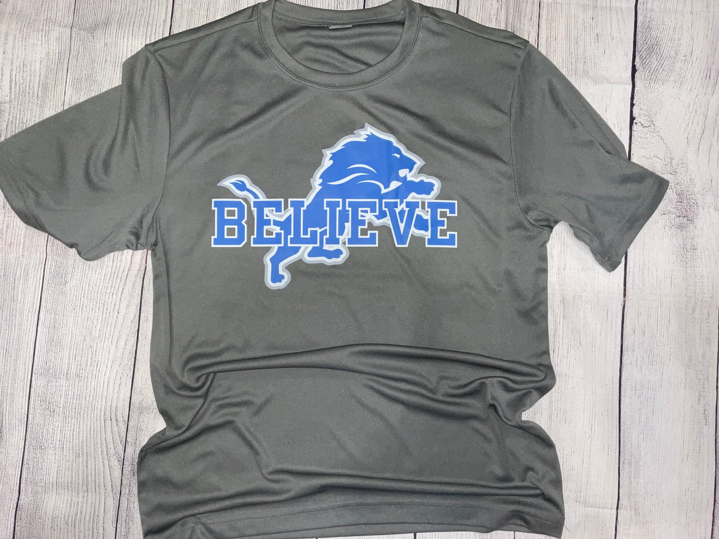 Believe Tee, DriFit - SMALL - Cash & Carry