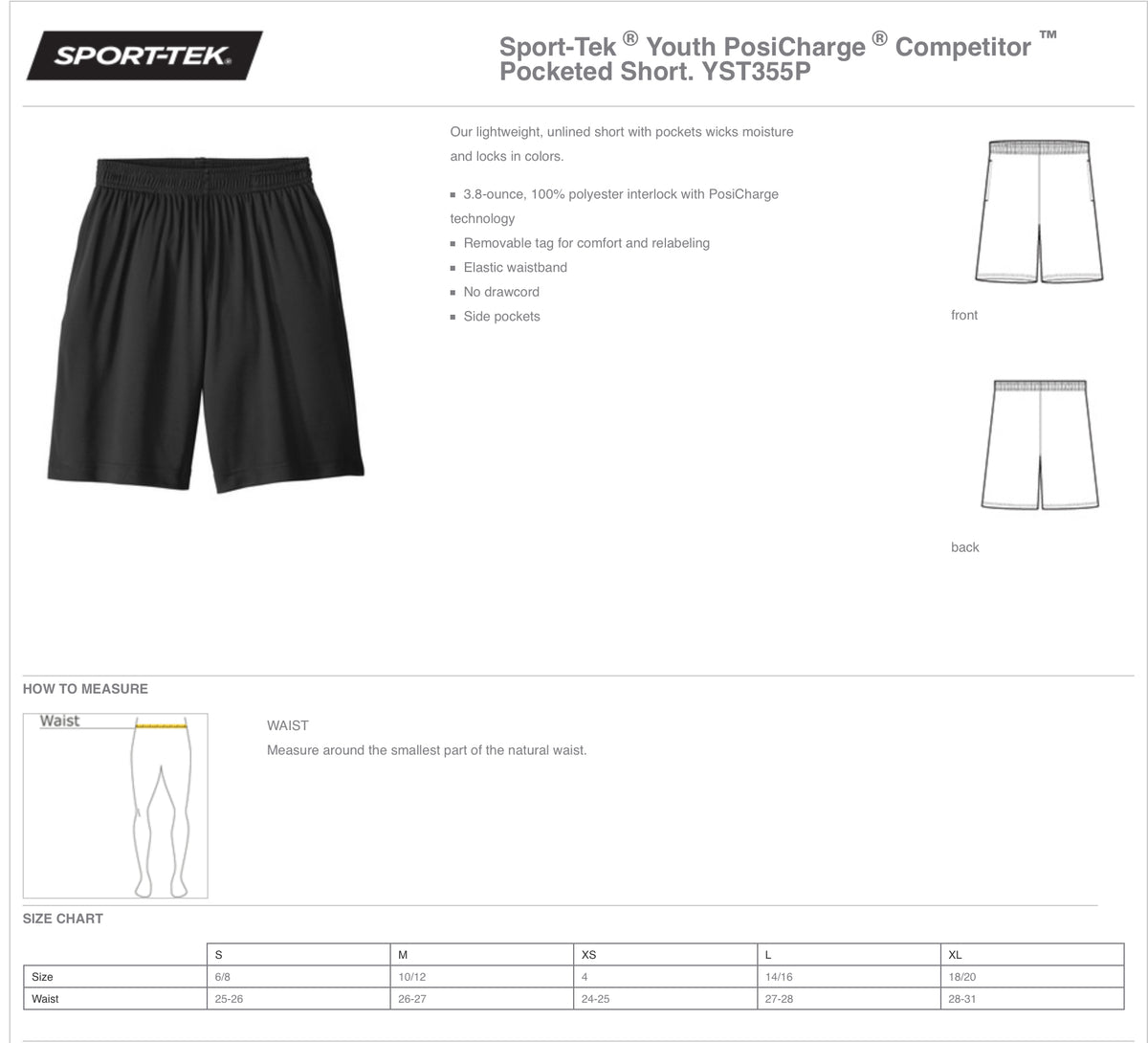 DriFit Shorts with Pockets - SV Powerlifting