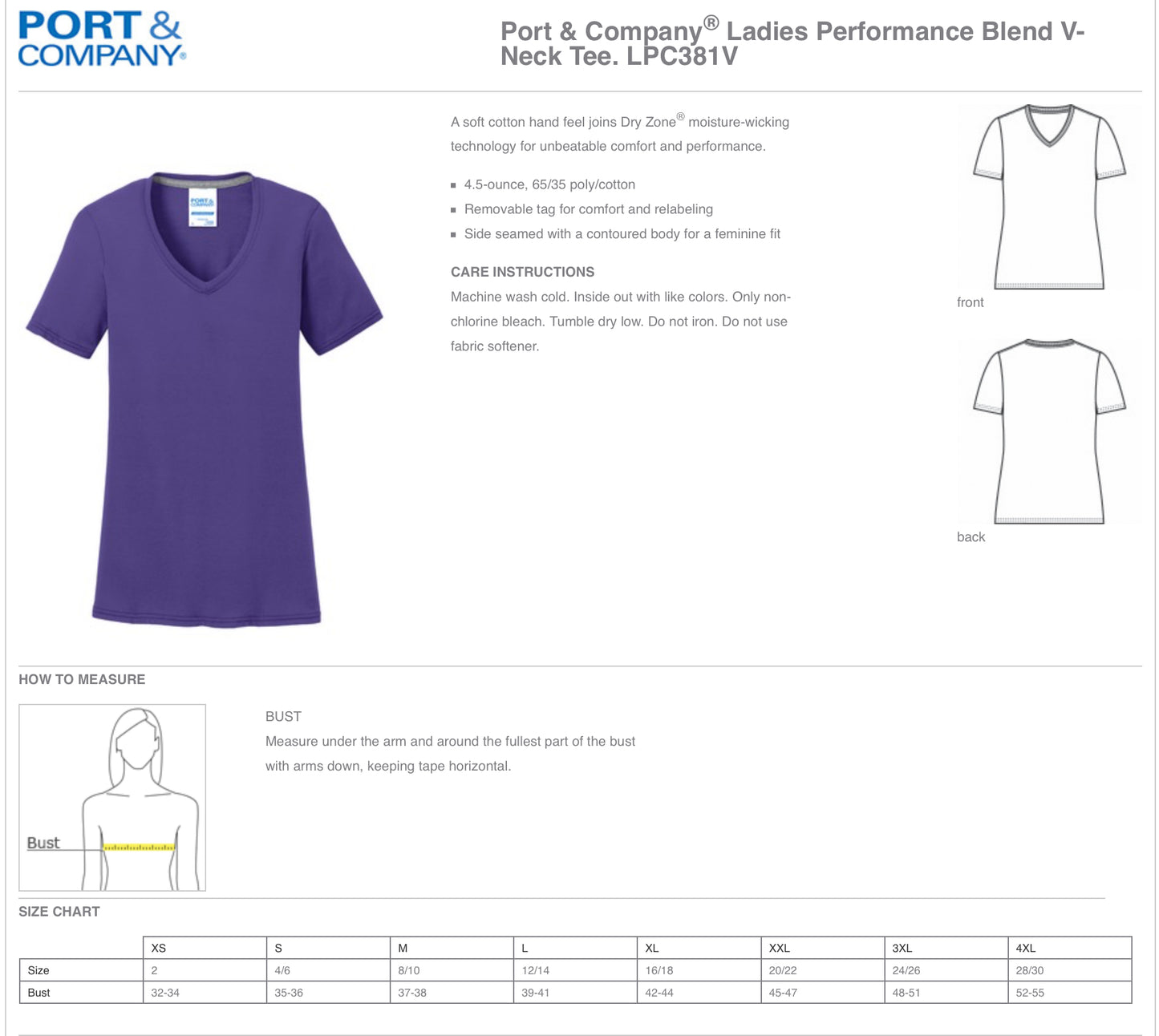 Womens Tee, V-Neck - Casino
