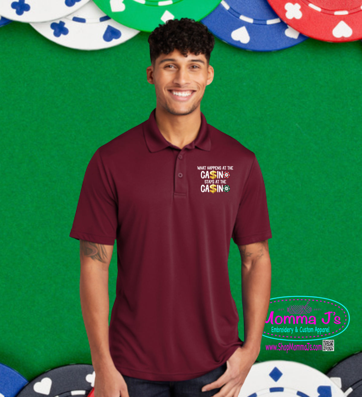 Polo - Casino, Embroidered