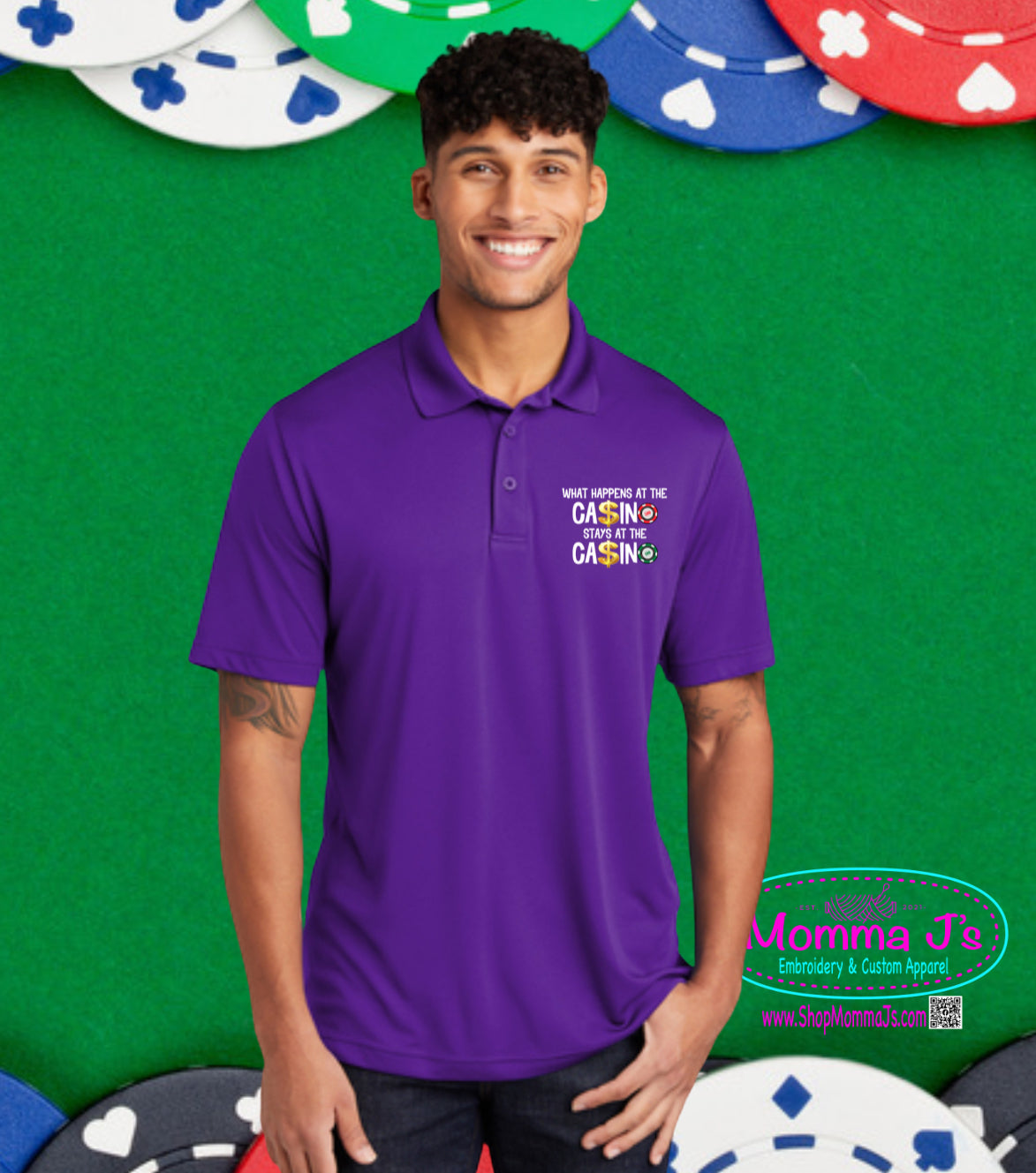 Polo - Casino, Embroidered