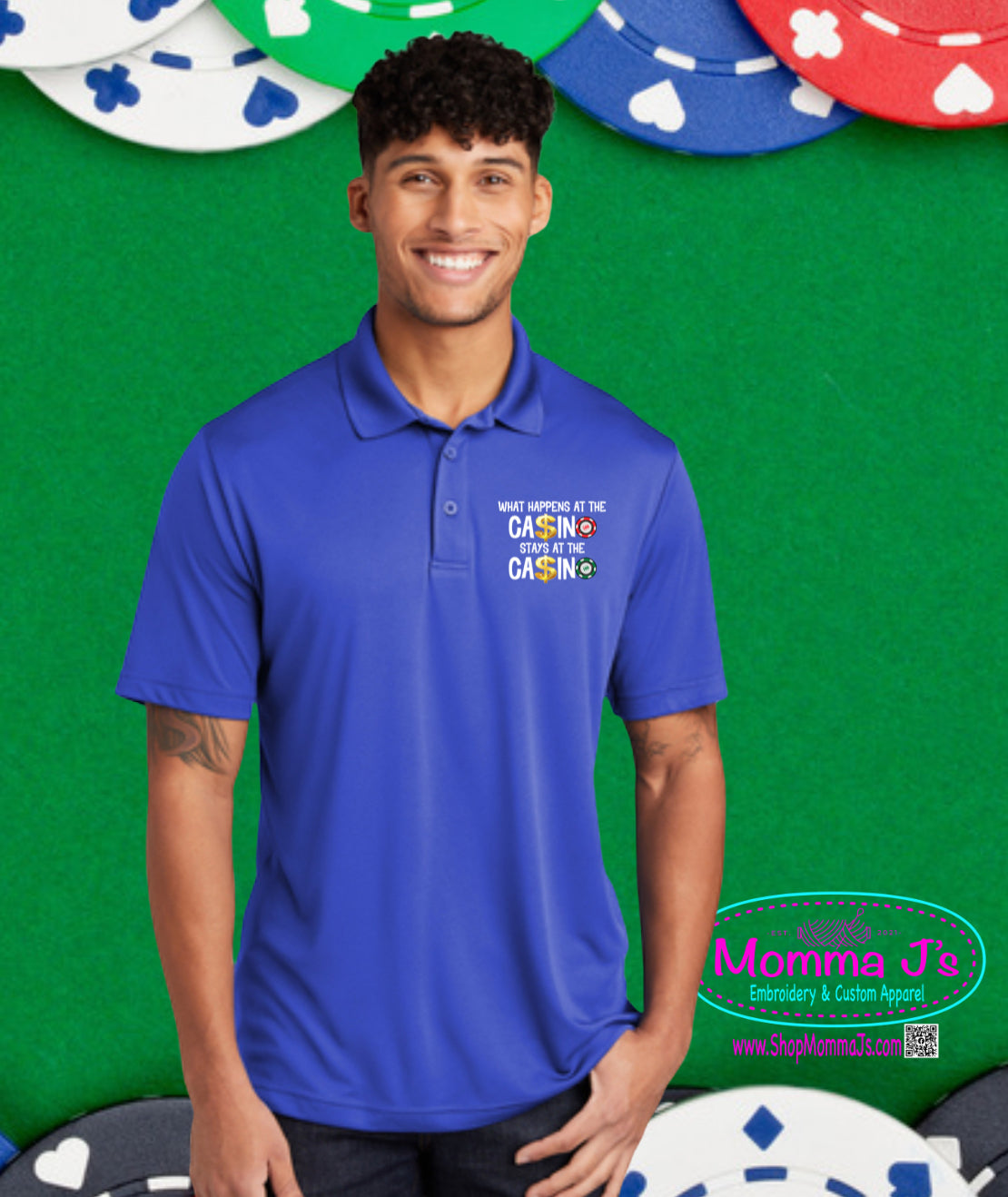 Polo - Casino, Embroidered