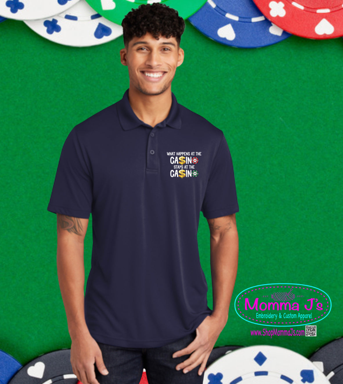 Polo - Casino, Embroidered
