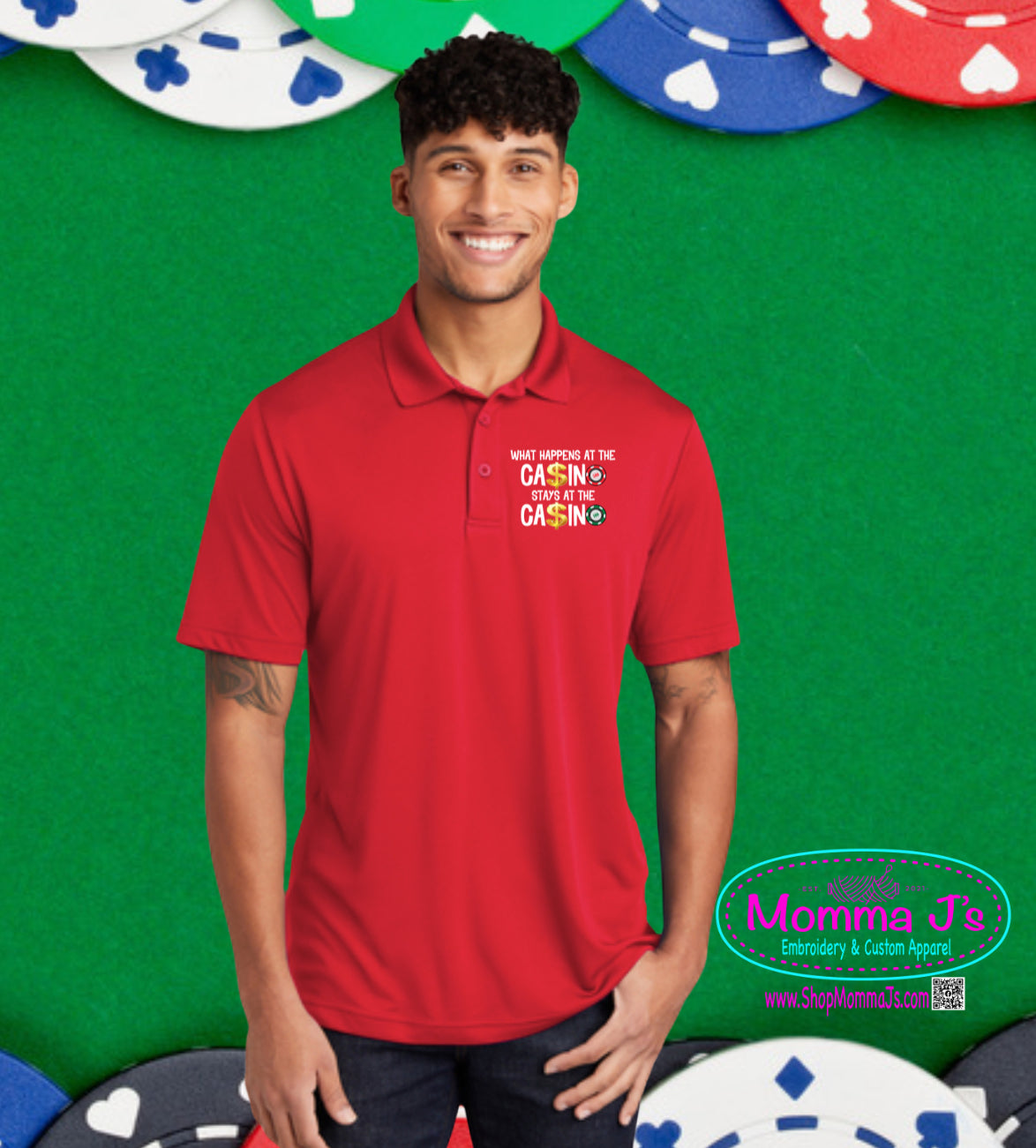 Polo - Casino, Embroidered