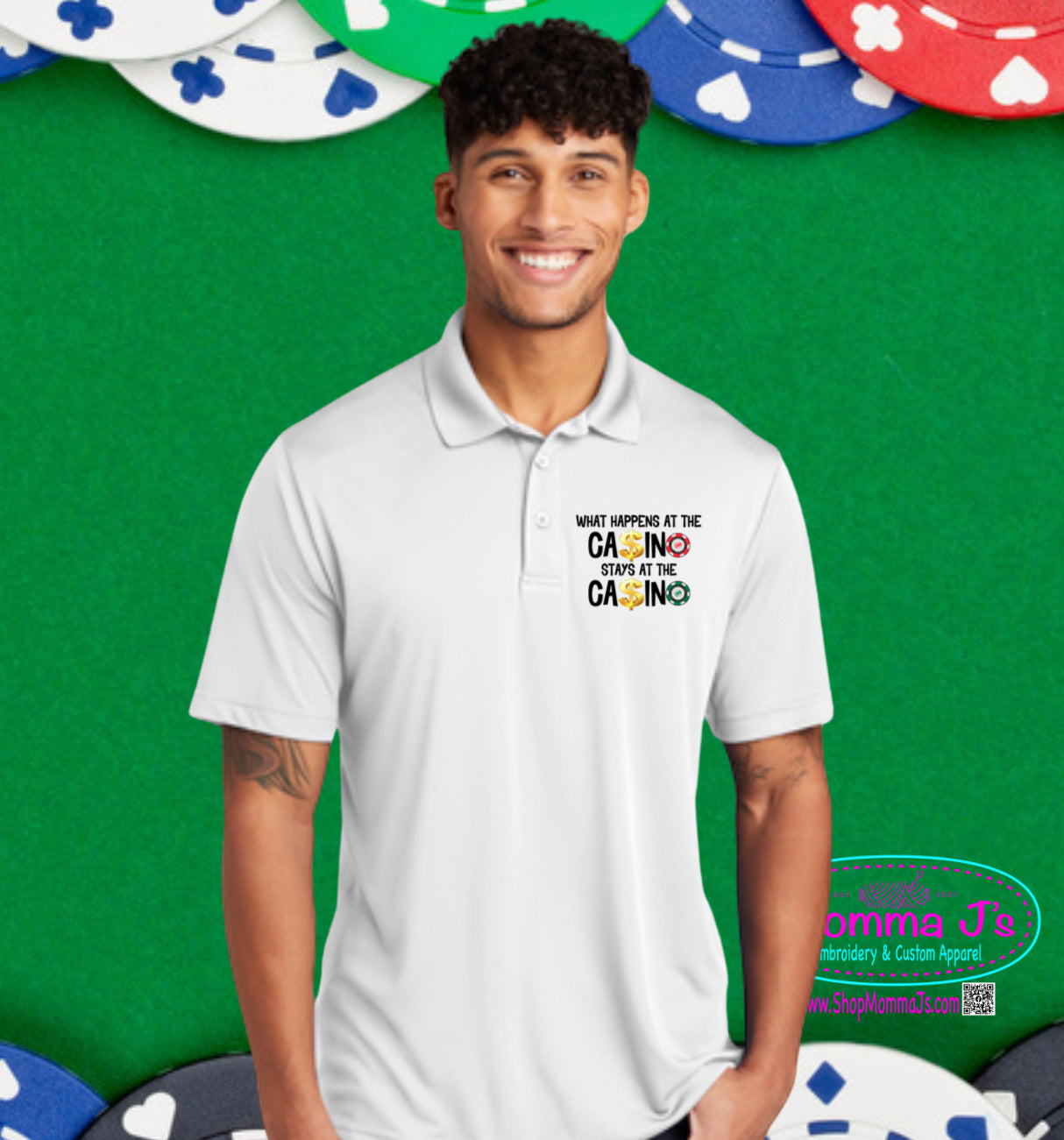 Polo - Casino, Embroidered