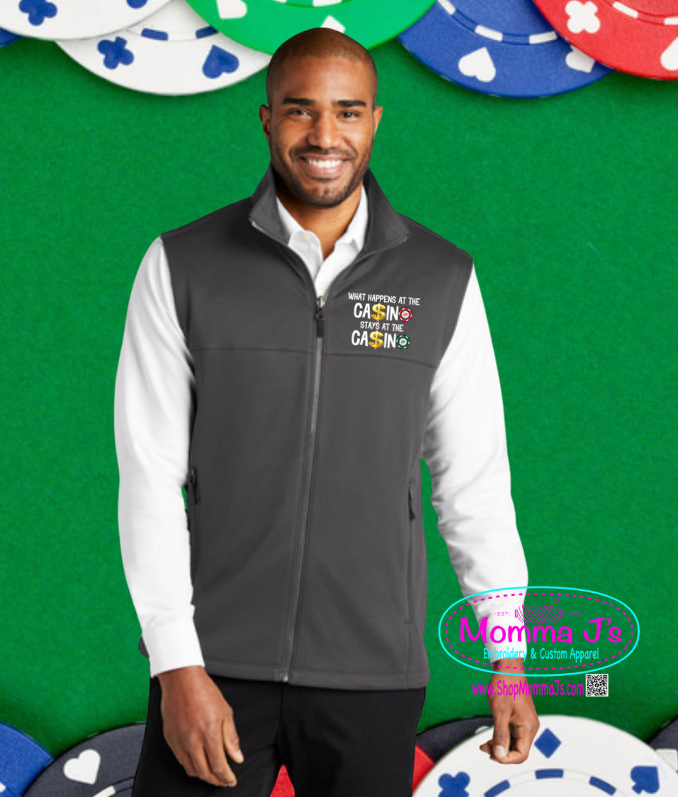 Vest - Casino, Embroidered