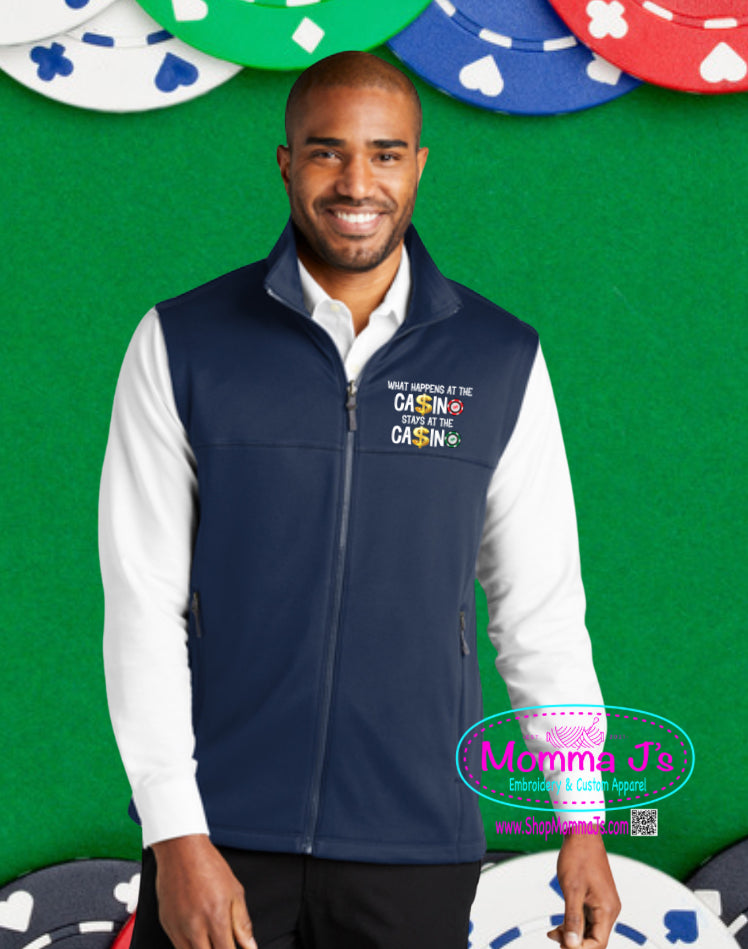 Vest - Casino, Embroidered