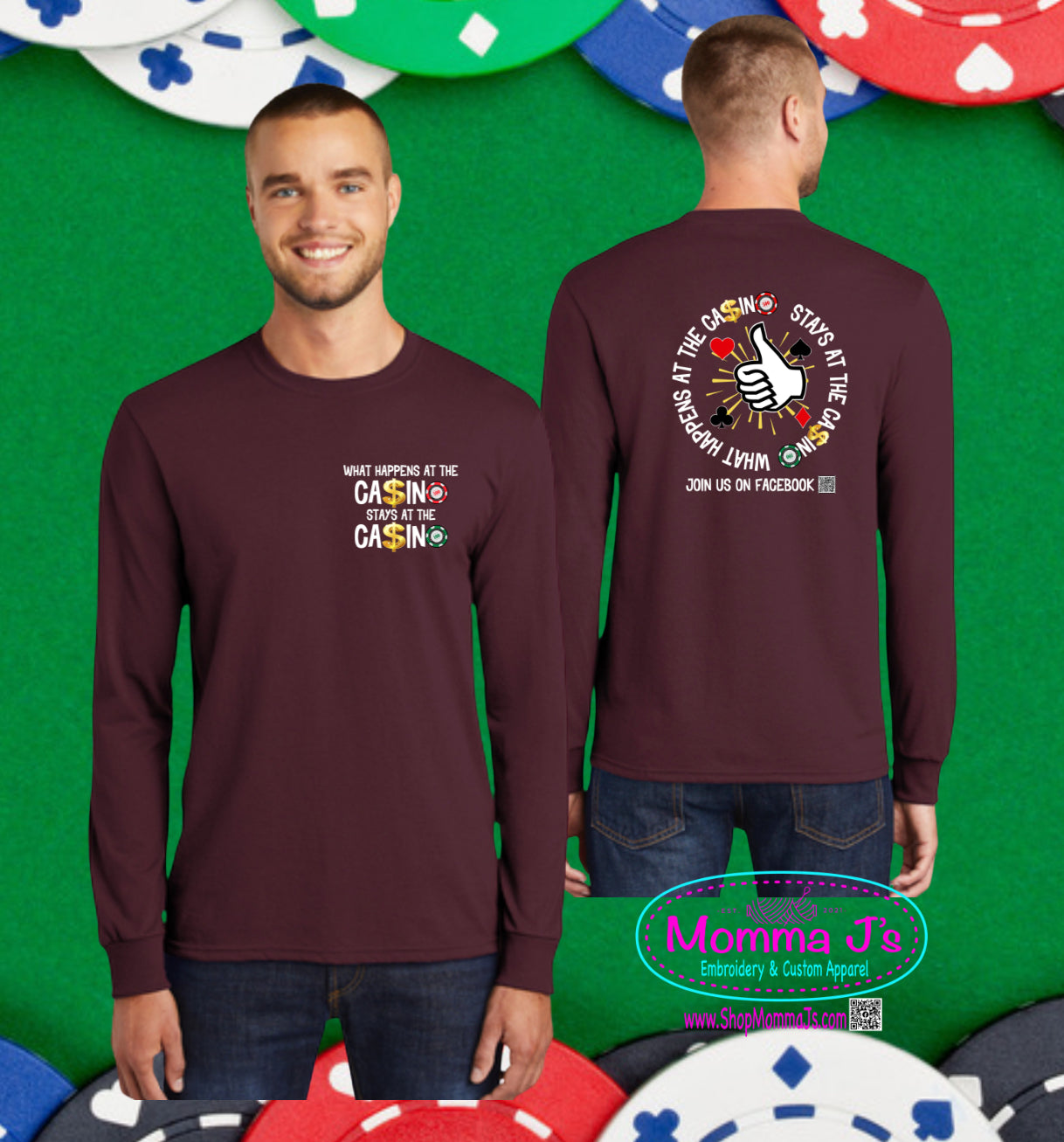 Long Sleeve Tee - Casino