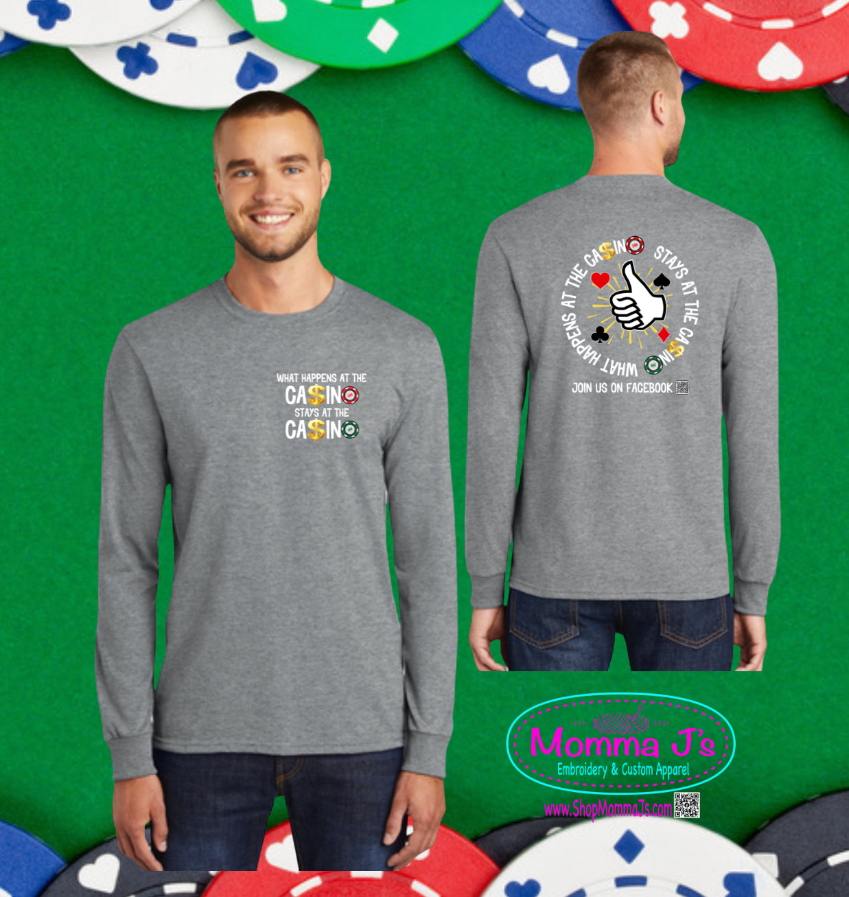 Long Sleeve Tee - Casino