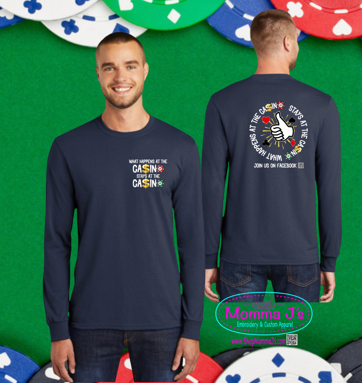 Long Sleeve Tee - Casino