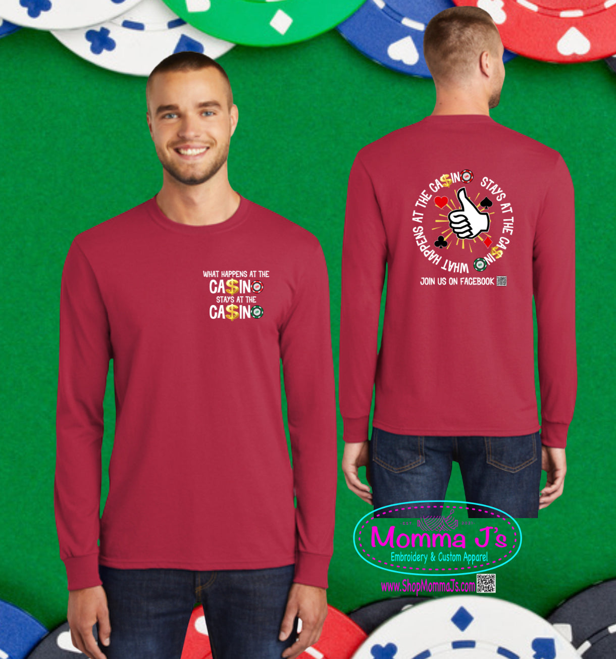 Long Sleeve Tee - Casino