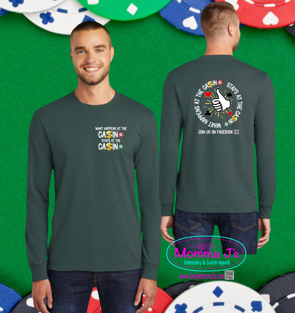 Long Sleeve Tee - Casino