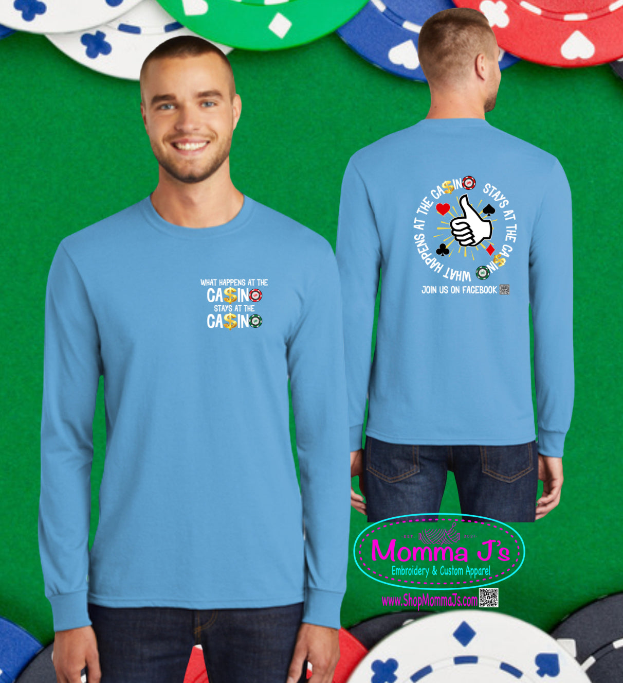 Long Sleeve Tee - Casino