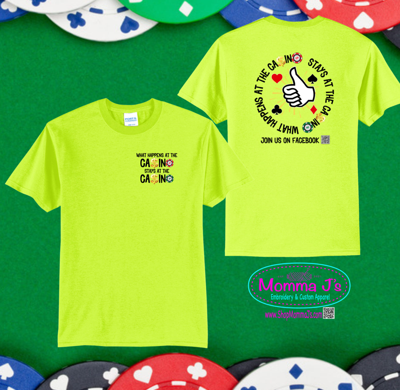 Neon and Hi-Vis Colors - Casino