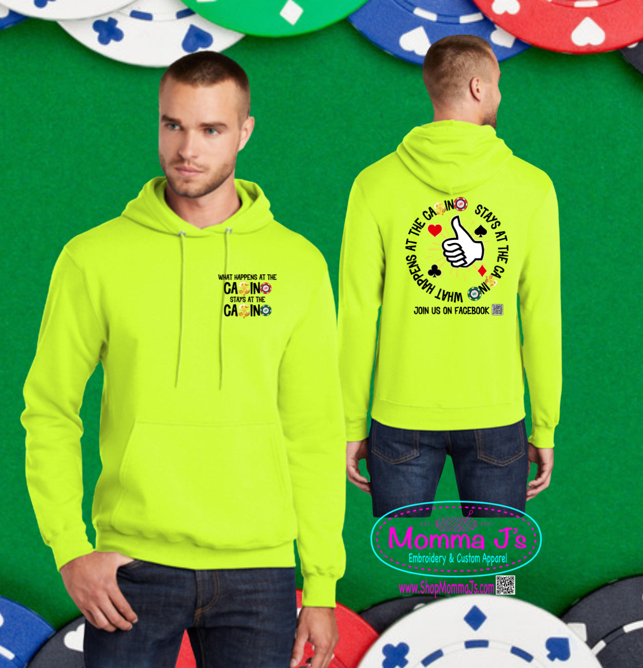 Neon and Hi-Vis Colors - Casino