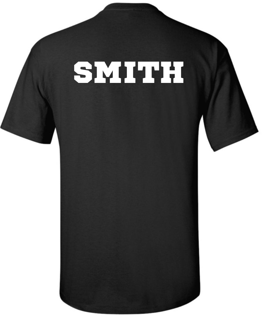 Name Plate for back of shirt