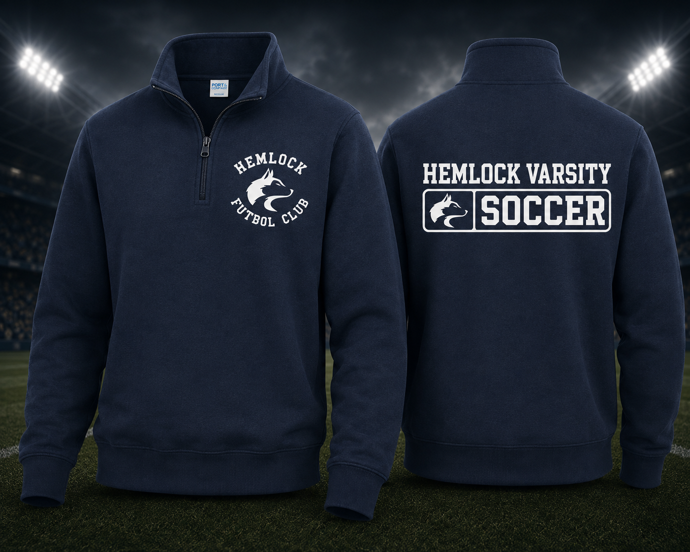 1/4 Zip Sweatshirt - HVS