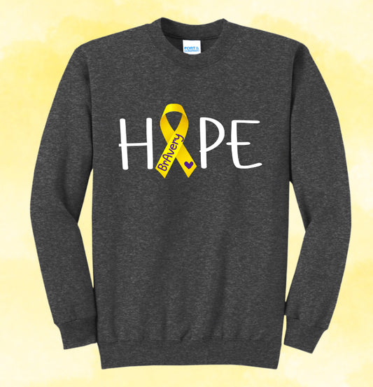 BrAvery Fundraiser Crew Neck Sweatshirt