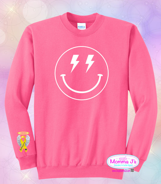 Smiley - Crew Neck Sweatshirt