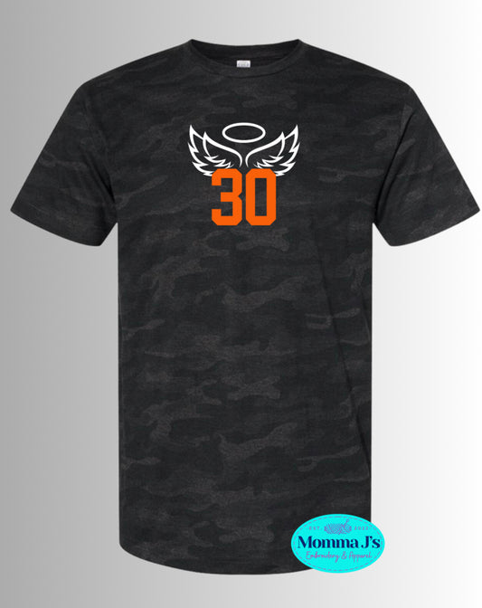 30 Wings - Black Camo, Front Only