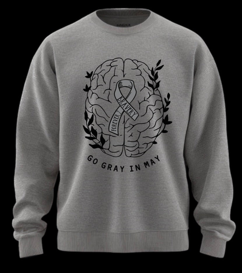Gray In May - Crew Neck Sweatshirt