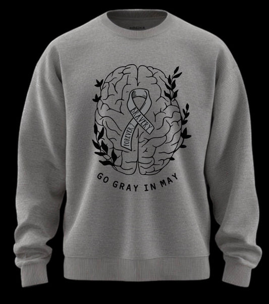 Gray In May - Crew Neck Sweatshirt
