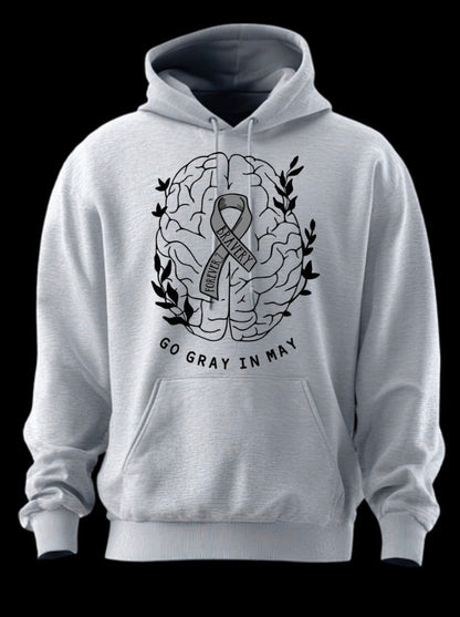 Go Gray  - Hoodie