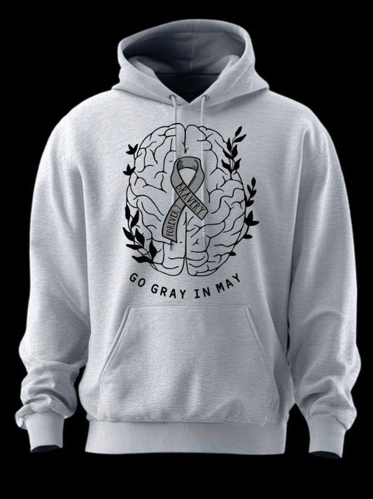 Go Gray  - Hoodie