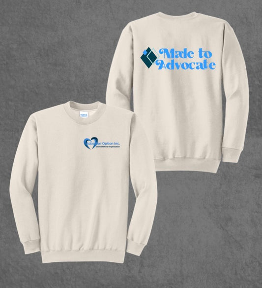Design #4 - Advocate w/Adoption Logo on Natural