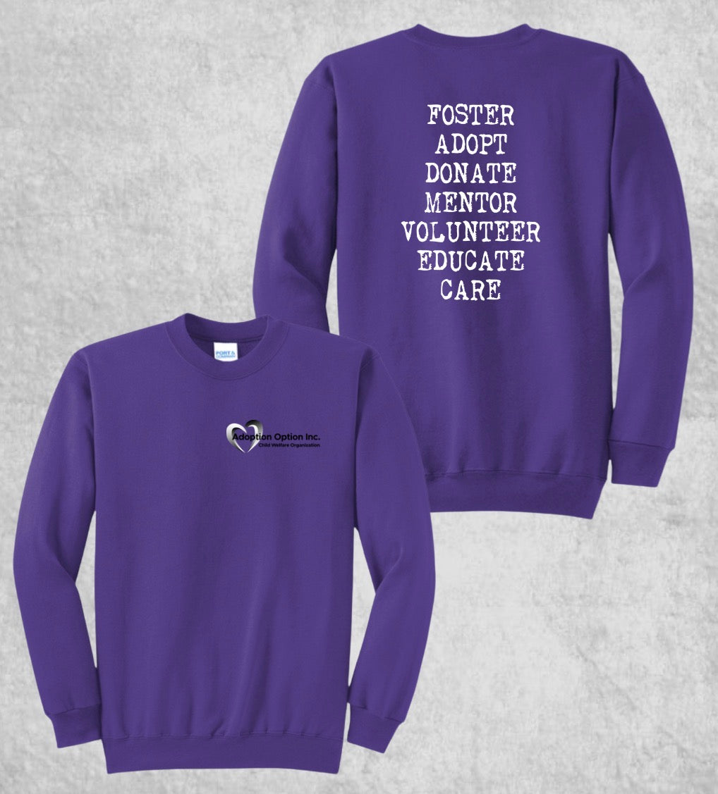 Design #5 - Words on Purple