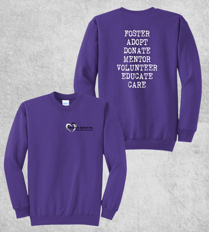 Design #5 - Words on Purple