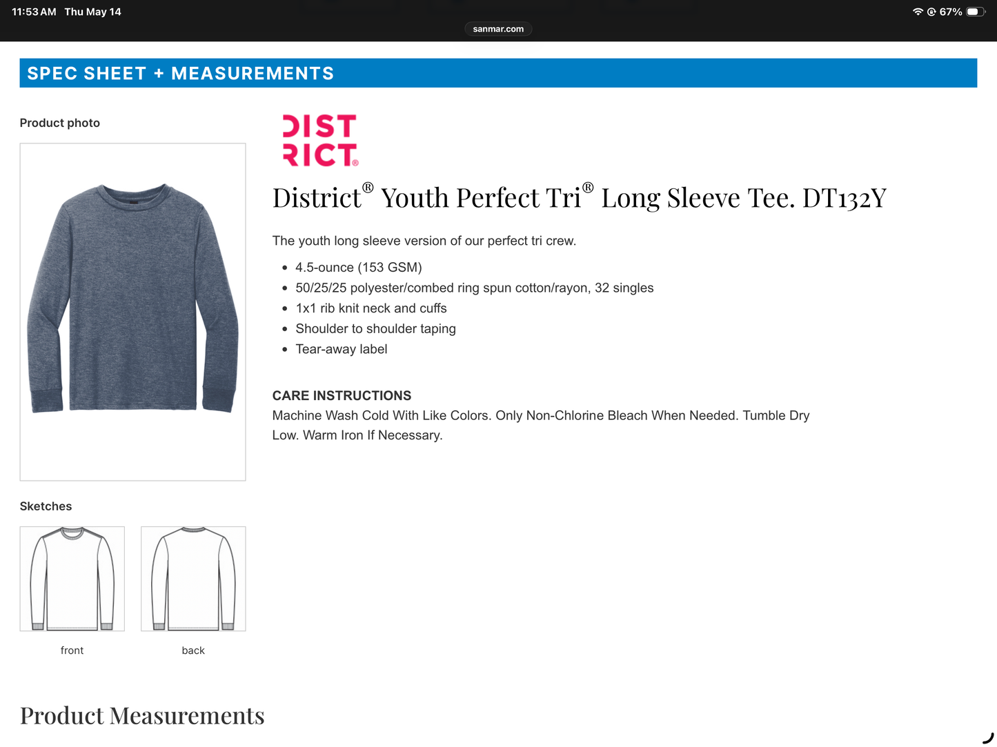 Long Sleeve Logo Tee