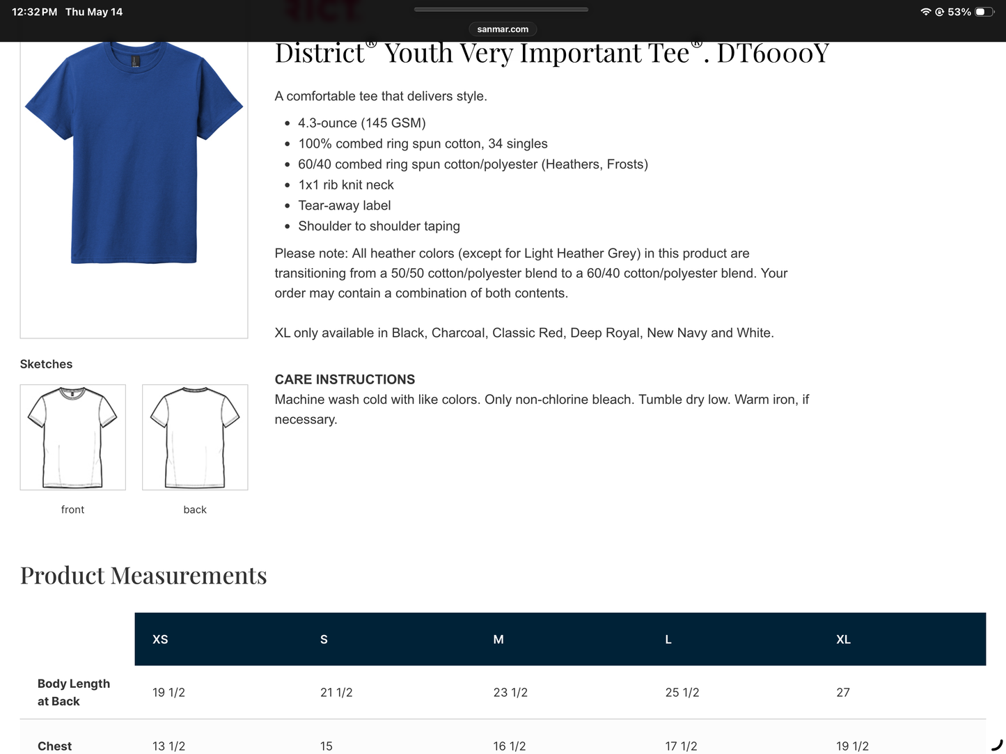 Short Sleeve Logo Tee