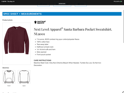 Crew Neck Sweatshirt Logo Shirt