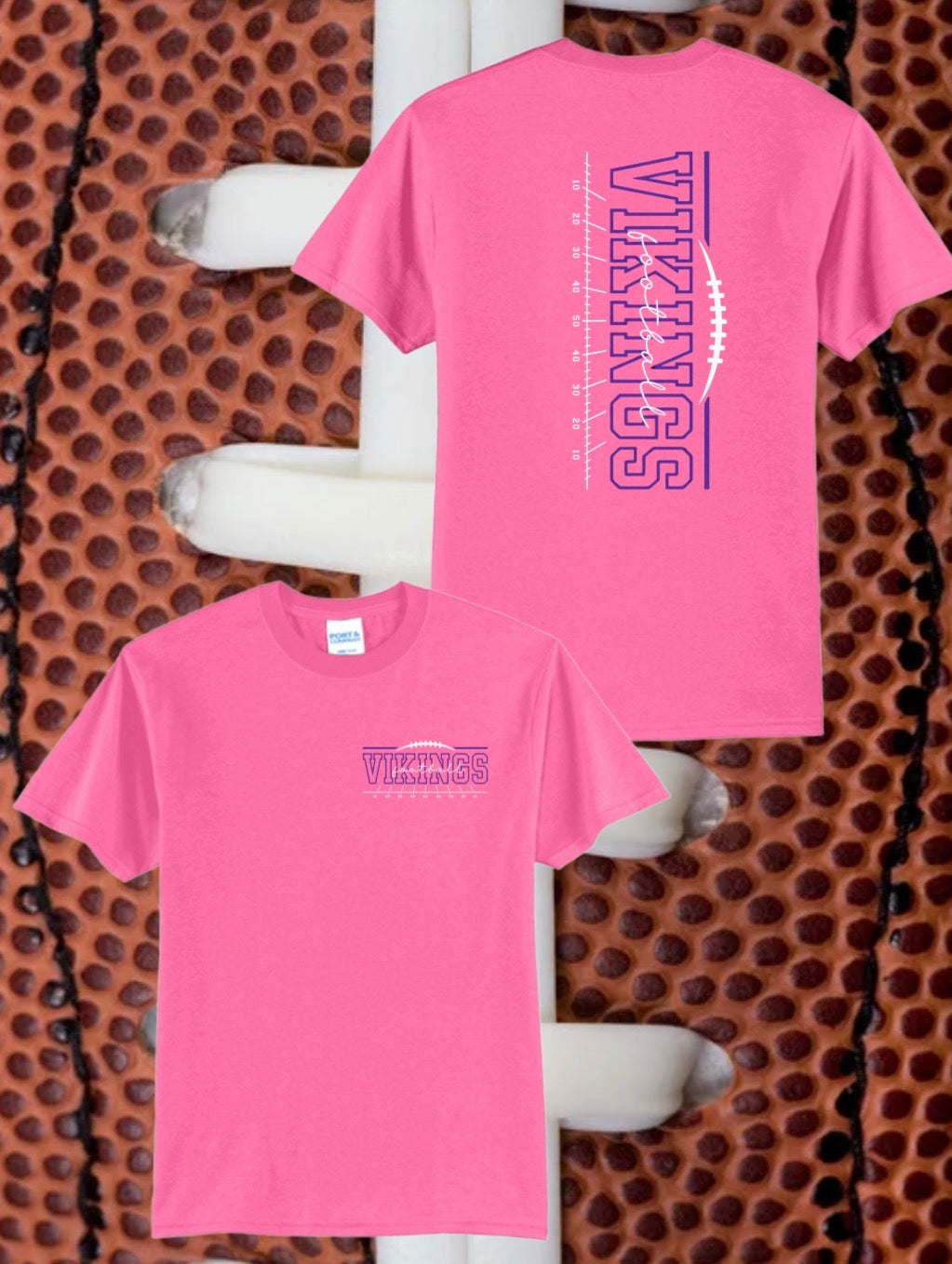 Design #5 Front and Back - Vikings