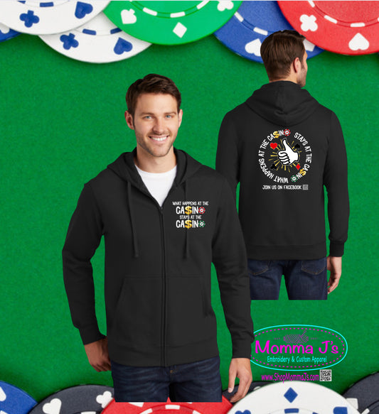 Full Zip Hoodie - Casino