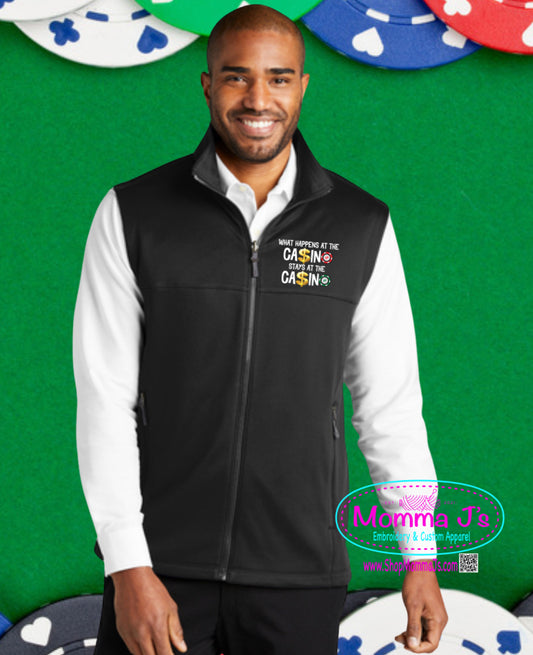 Vest - Casino, Embroidered