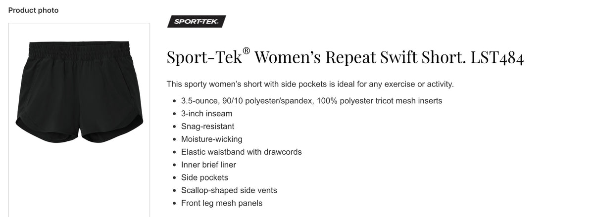 Ladies Cut Shorts with Pockets - SV Powerlifting
