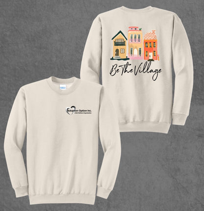 Design #6 - Houses w/Adoption Logo on Oat