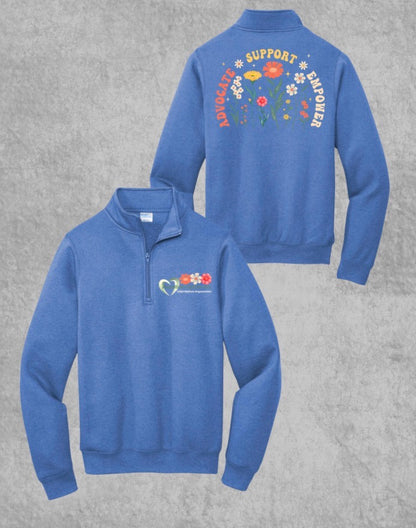 1/4 Zip Flowers