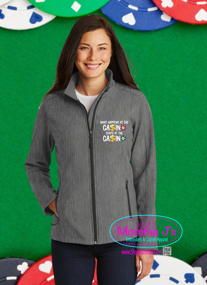 Soft Shell Jacket - LADIES CUT , Casino