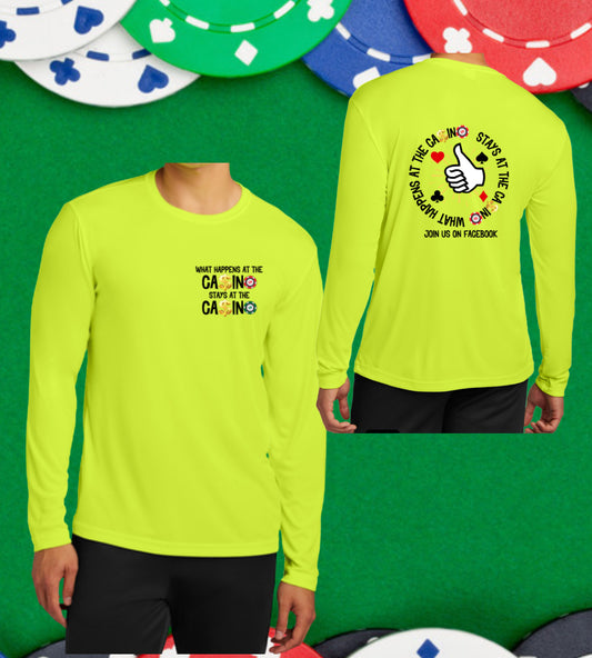 Neon Long Sleeve Tee, DriFit - Casino