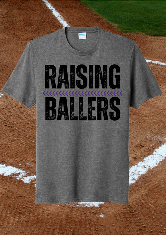 Raising Ballers - Purple Laces