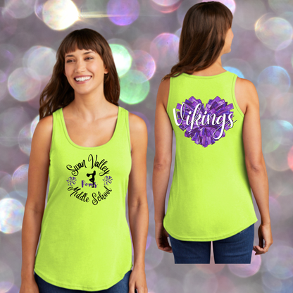 Purple Pom Heart