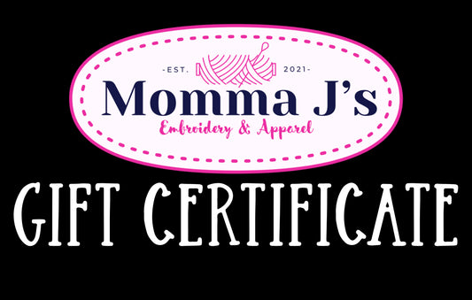 Momma J’s Gift Card